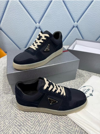 UA Prada Downtown Re-Nylon and suede sneakers