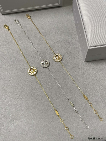 Dior High-grade white mother-of-pearl compass Bracelet