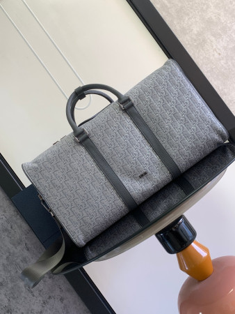 Dior Lingot Bag Gray 50 x 25 x 21.5 cm