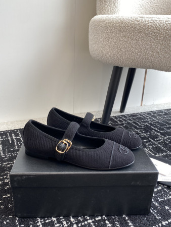 UA CHANEL MARY JANES  Cotton & Silk