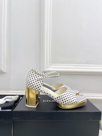 UA CHANEL HEELED SANDALS