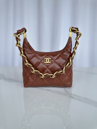 Chanel Hobo Handbag 22×22×9cm