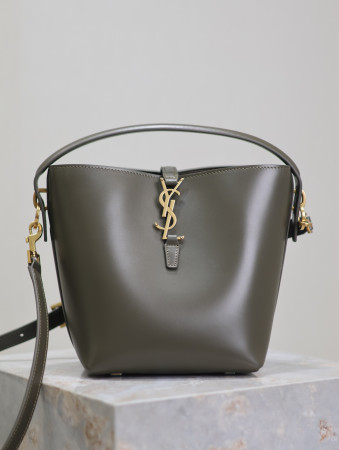 YSL LE 37 In Shiny Leather 17x20x13cm