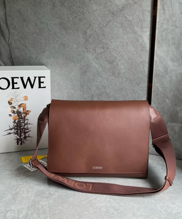 Loewe Flamenco satchel in shiny supple calfskin 34x12x24cm