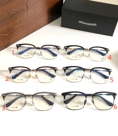 Chrome Hearts Glasses VERTICAL SMILE I 57-19-148