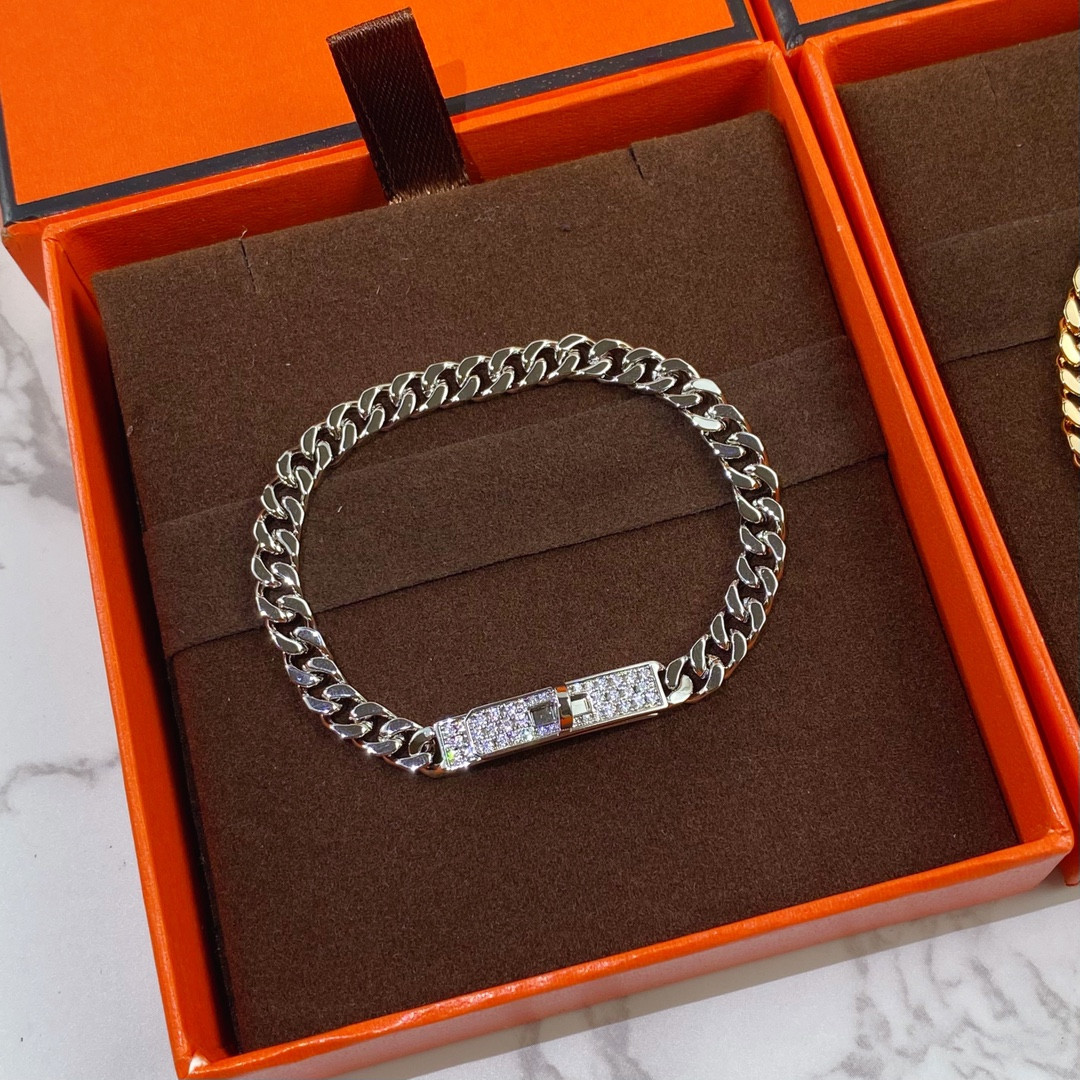 Hermes button Bracelet