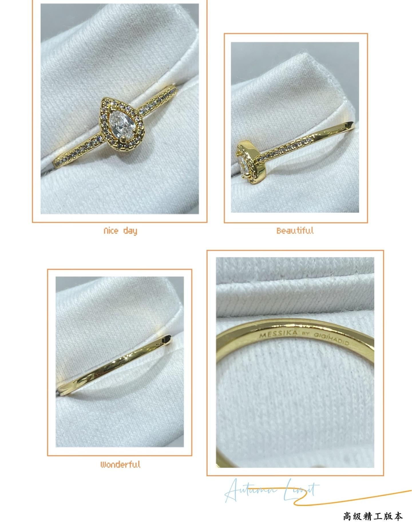 Messika Single Teardrop Full Diamond Ring