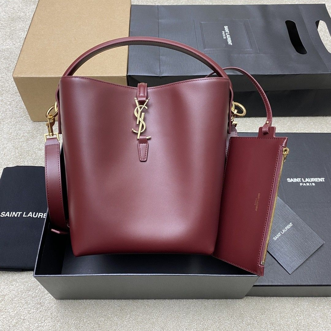 YSL LE 37 In Shiny Leather 26x20x12cm