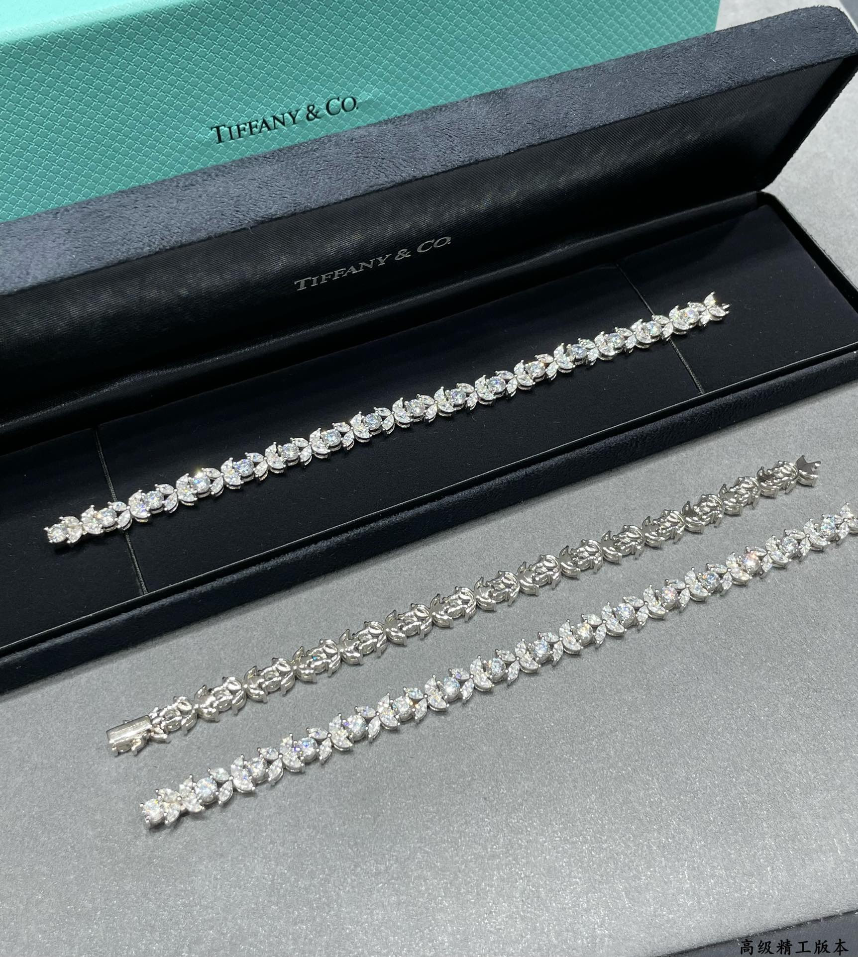 Tiffany & Co. Soleste Marquise Diamond Full Bracelet Ag925