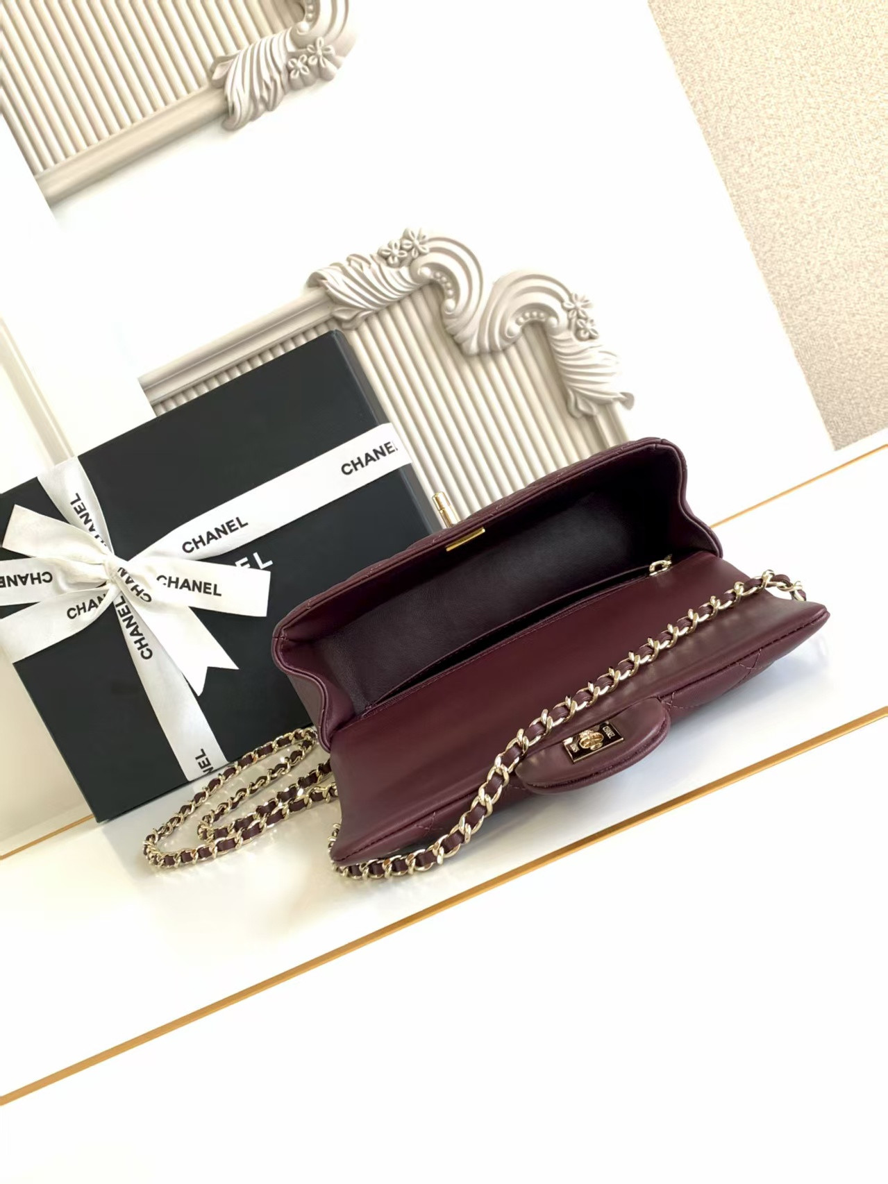 CHANEL Mini CF handle 20x12x6cm