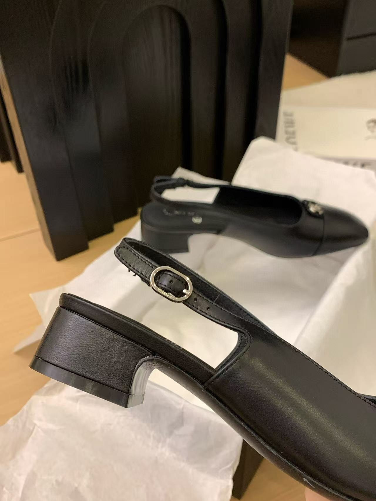 UA Chanel Slingbacks