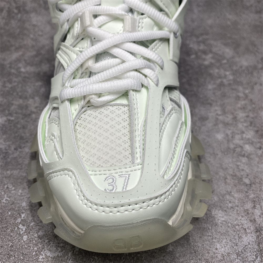 UA Balenciaga Track White Glow