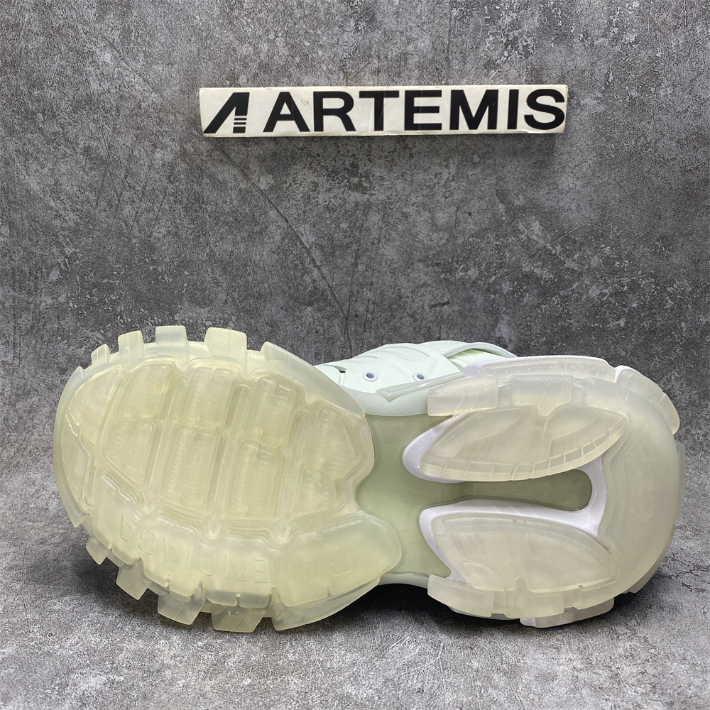 UA Balenciaga Track White Glow