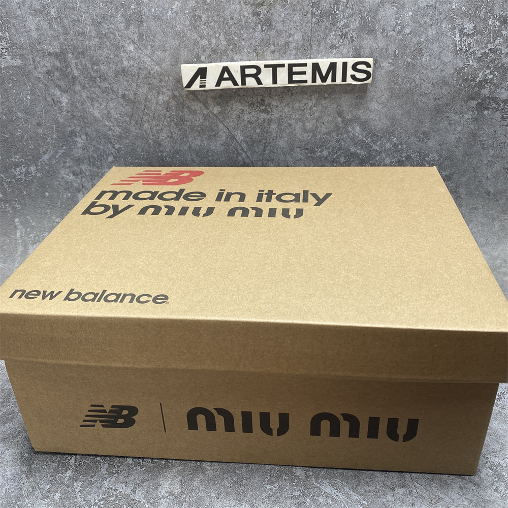 UA Miu Miu x New Balance 530 SL suede sneakers