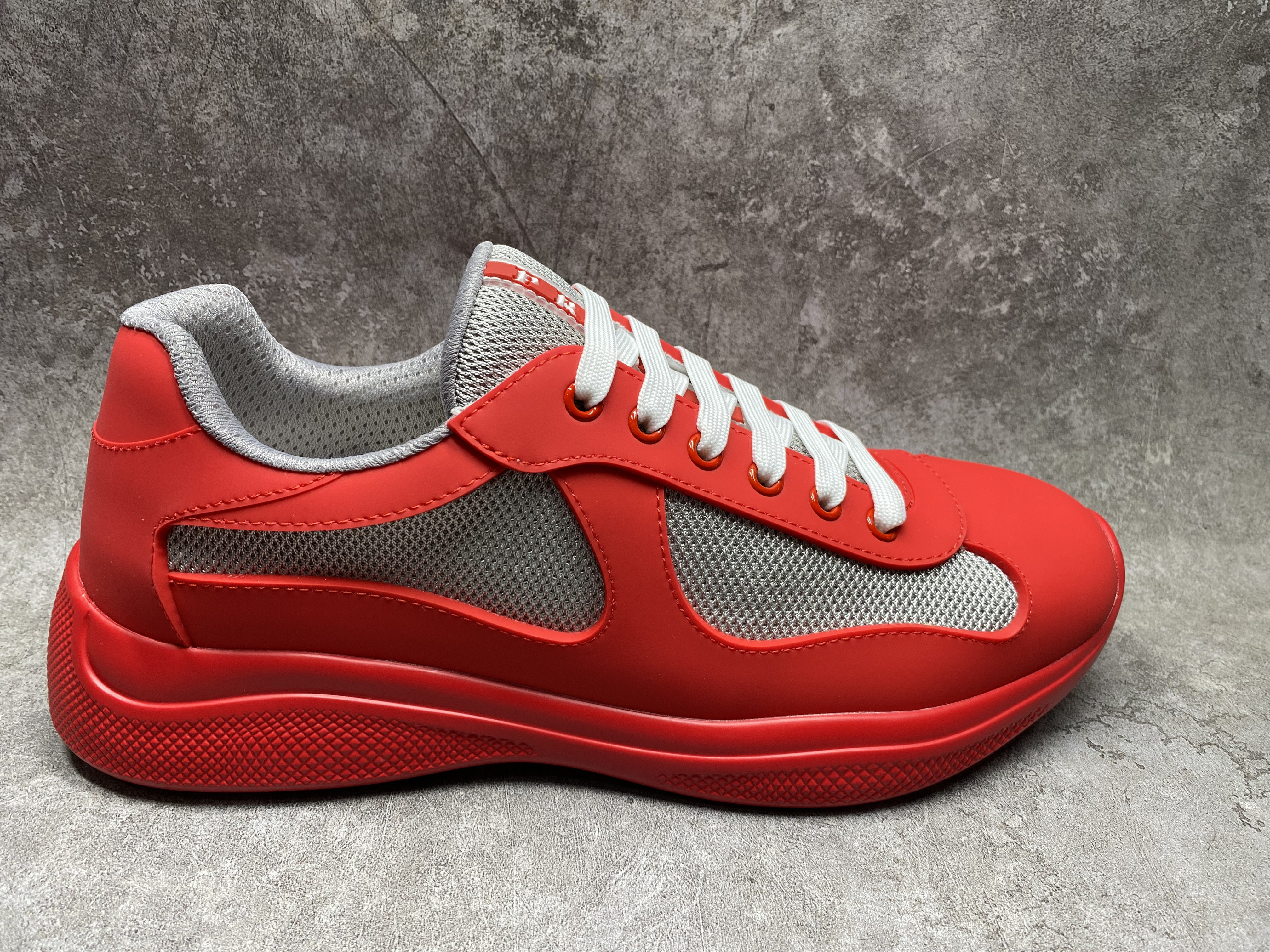 UA Prada America's Cup Soft rubber and bike fabric sneakers