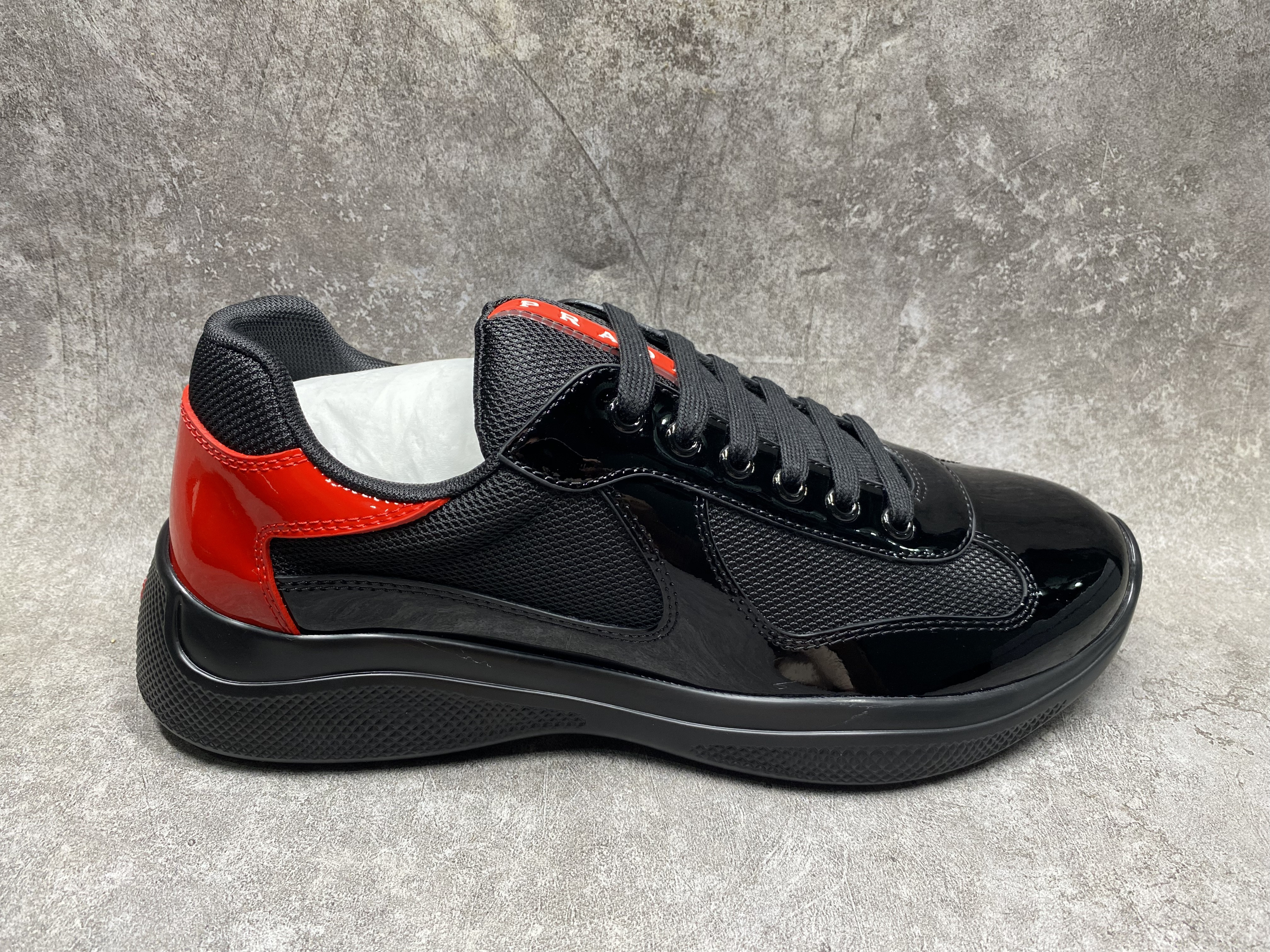 UA Prada America's Cup Soft rubber and bike fabric sneakers