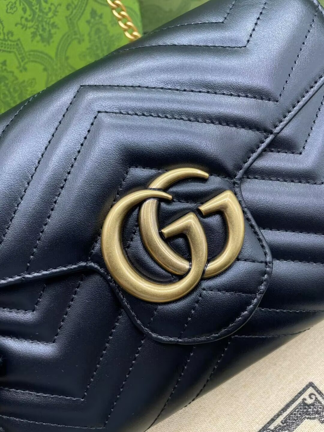 Gucci GG Marmont wallet on chain 20x13x6cm