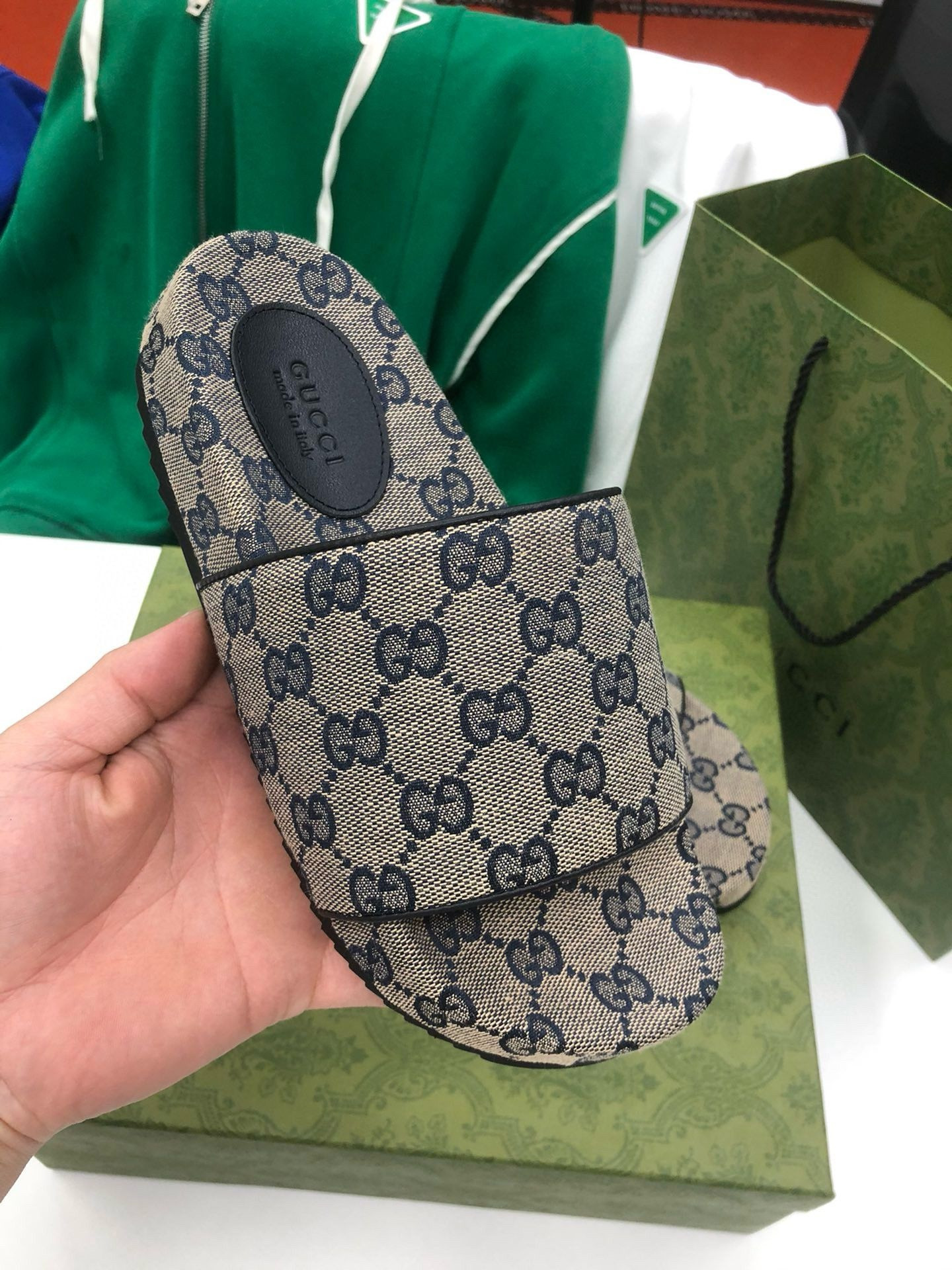 UA Gucci GG Slide Sandal