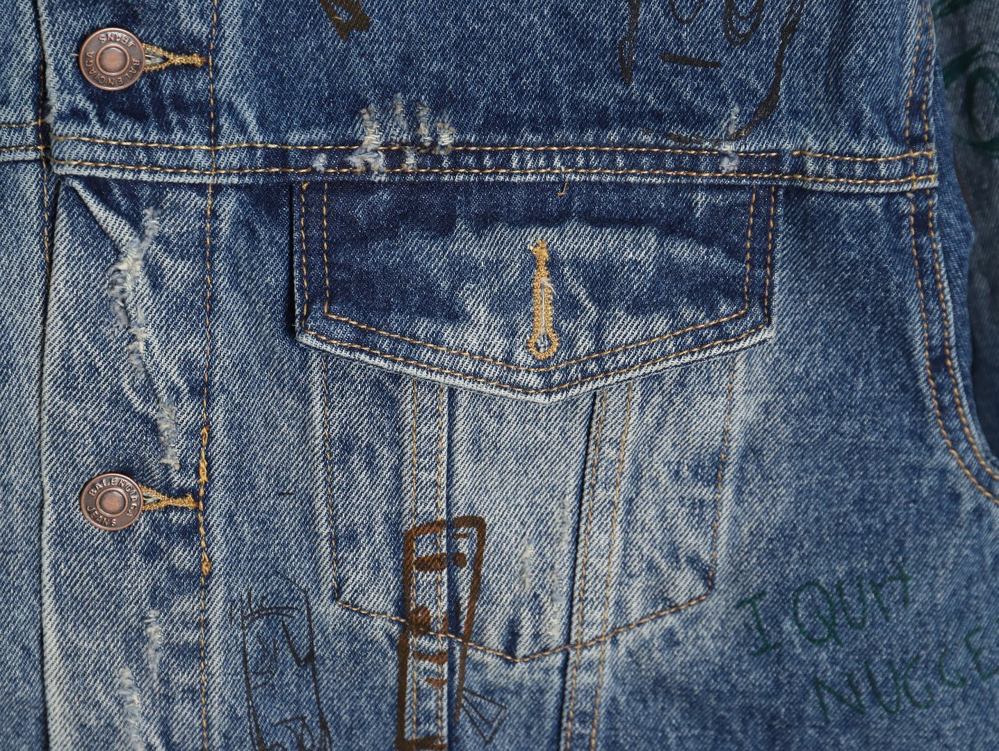 Balenciaga Denim Coats