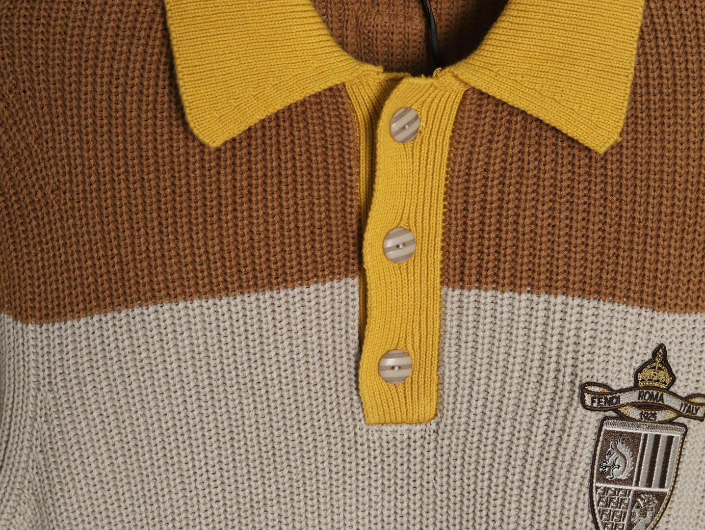 FENDI FD knitting Short-sleeved