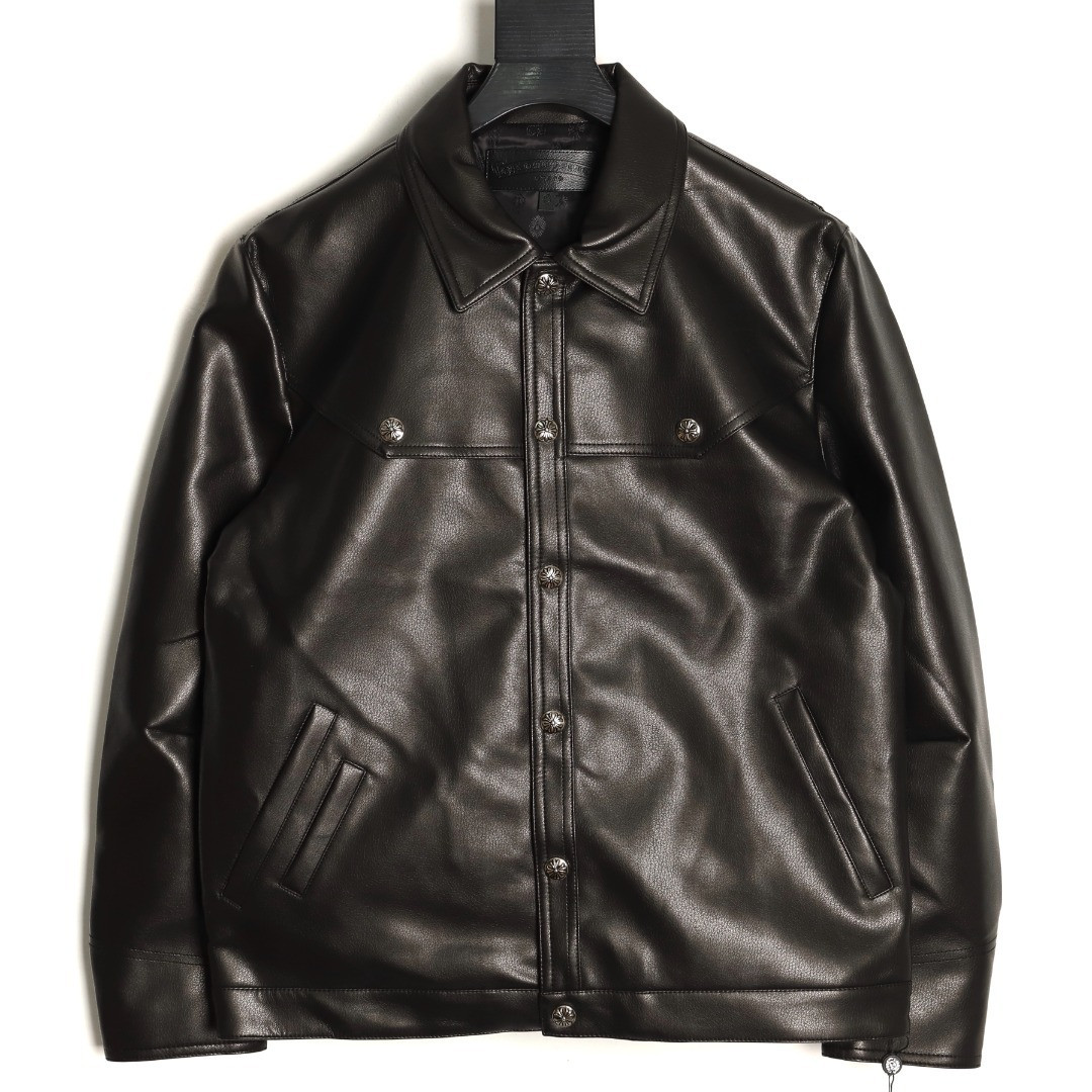 Chrome Hearts Leather Jacket