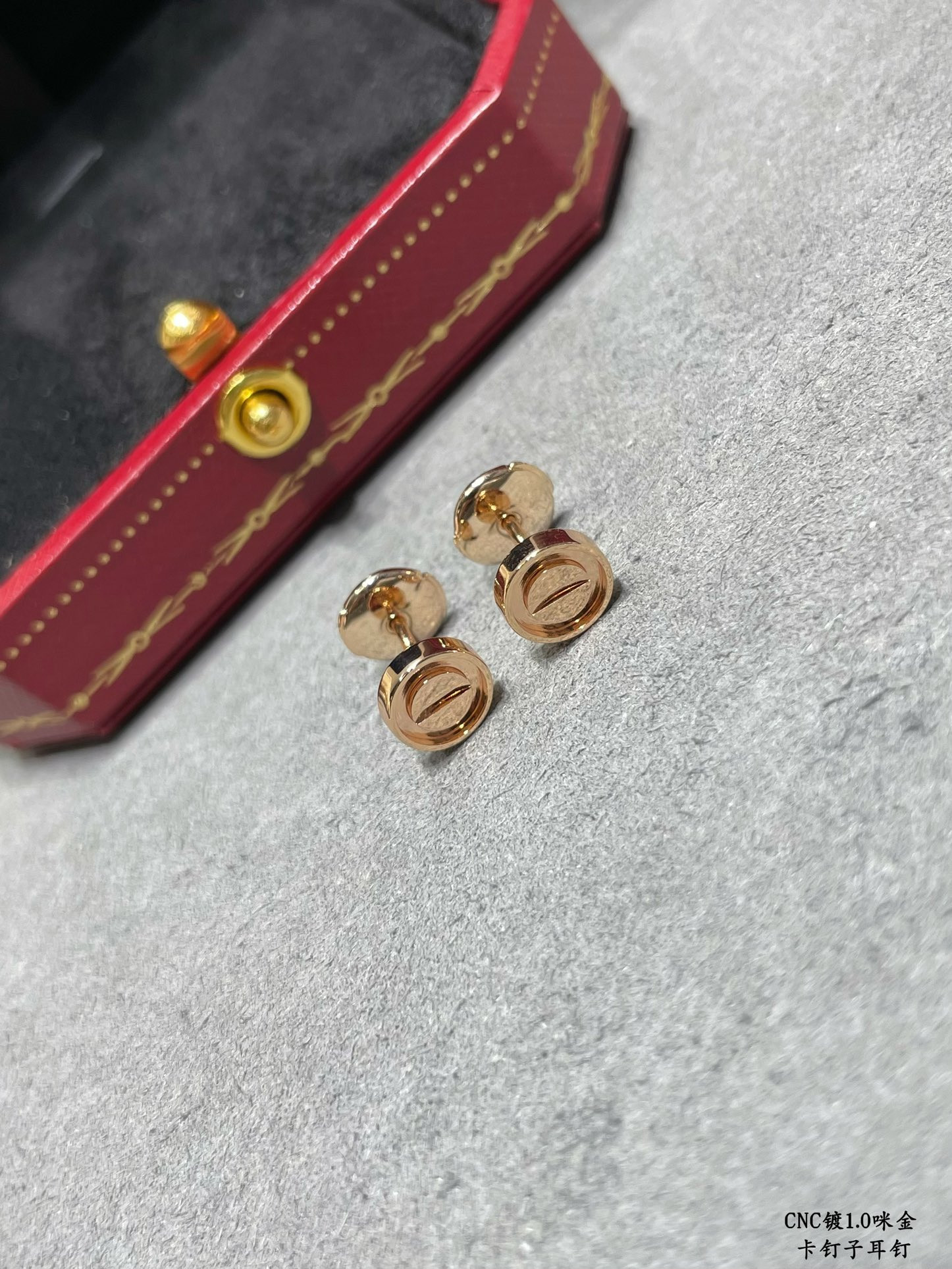 Cartier nail earrings