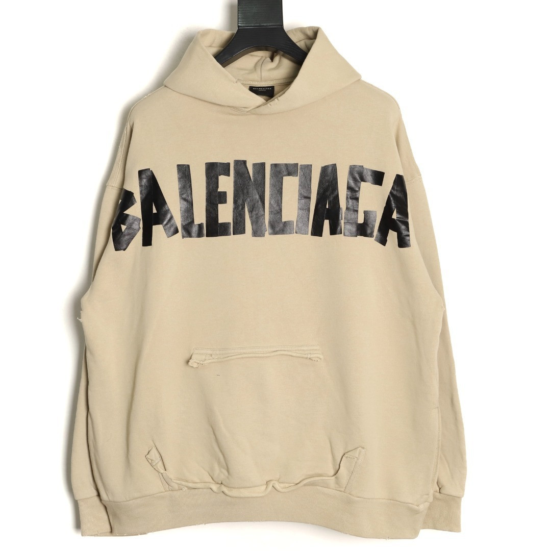 Balenciaga 25FW Fleece-lined Hoodies