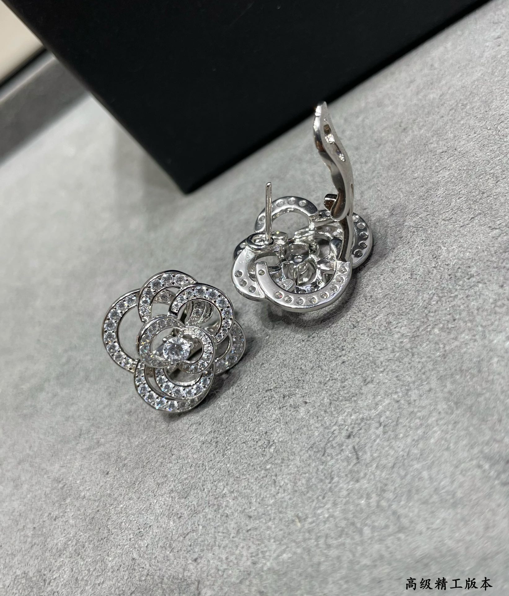 Chanel Camellia Earrings