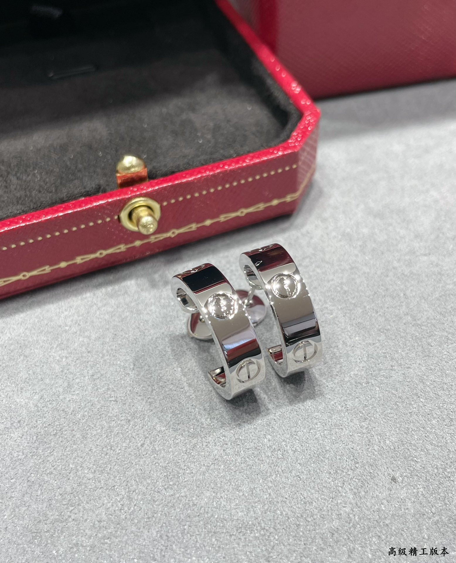 Cartier Wide glossy LOVE Earrings