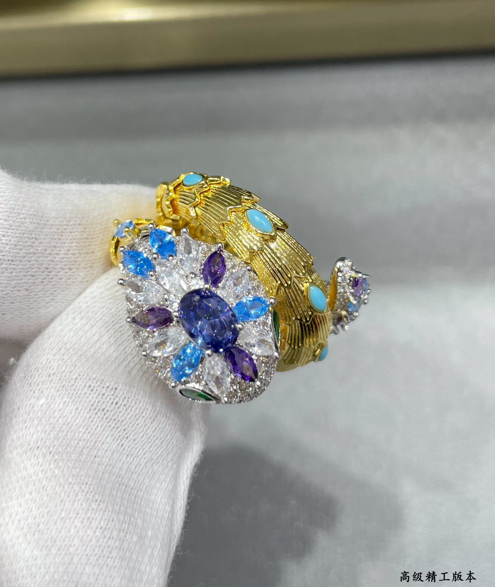 Bvlgari Diamond Princess Snake Ring