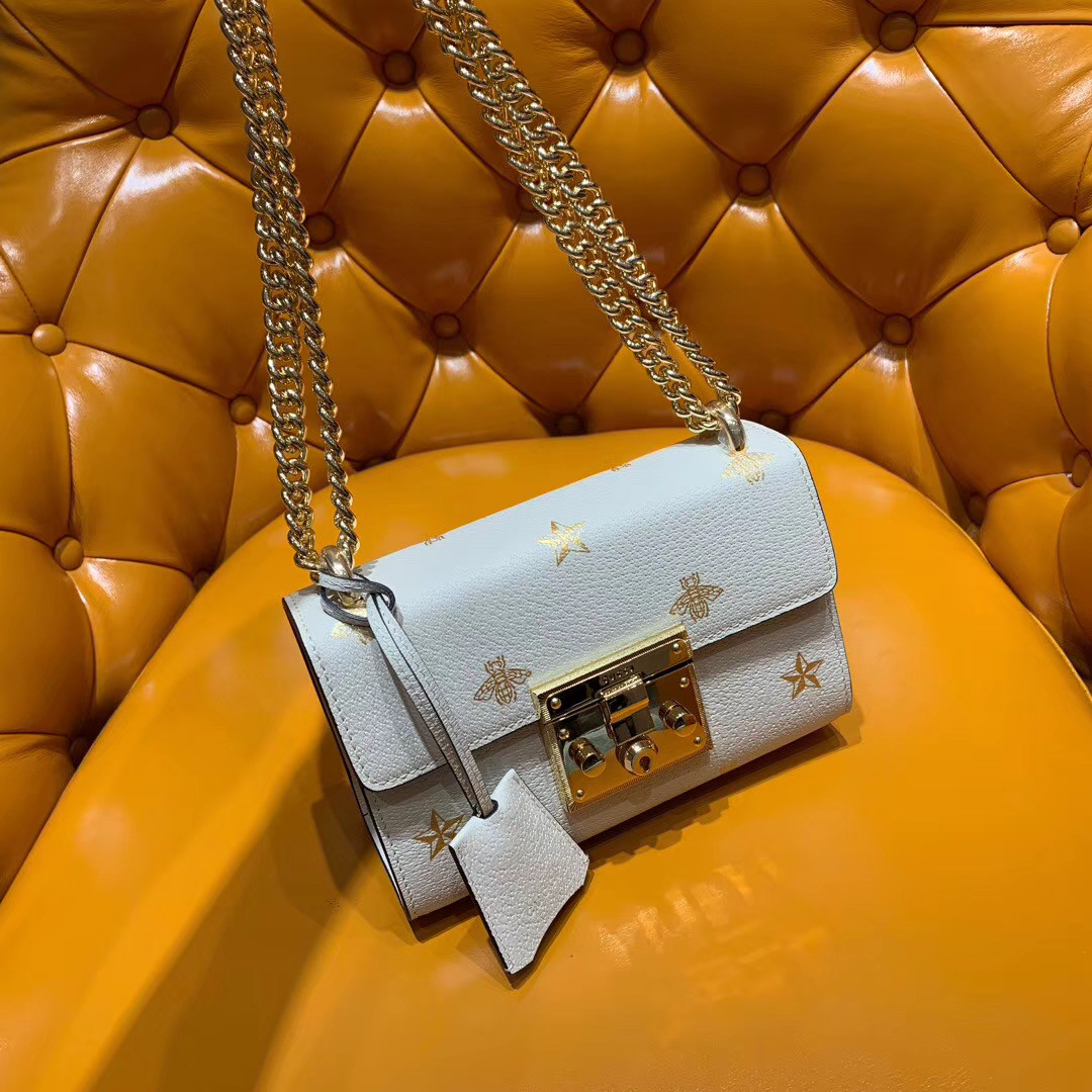 Gucci padlock shoulder bag 20cm