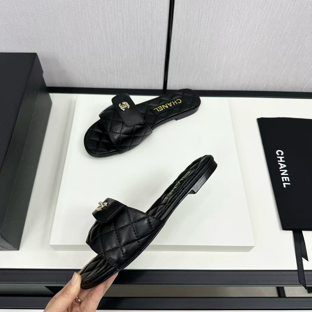 UA Chanel Slippers
