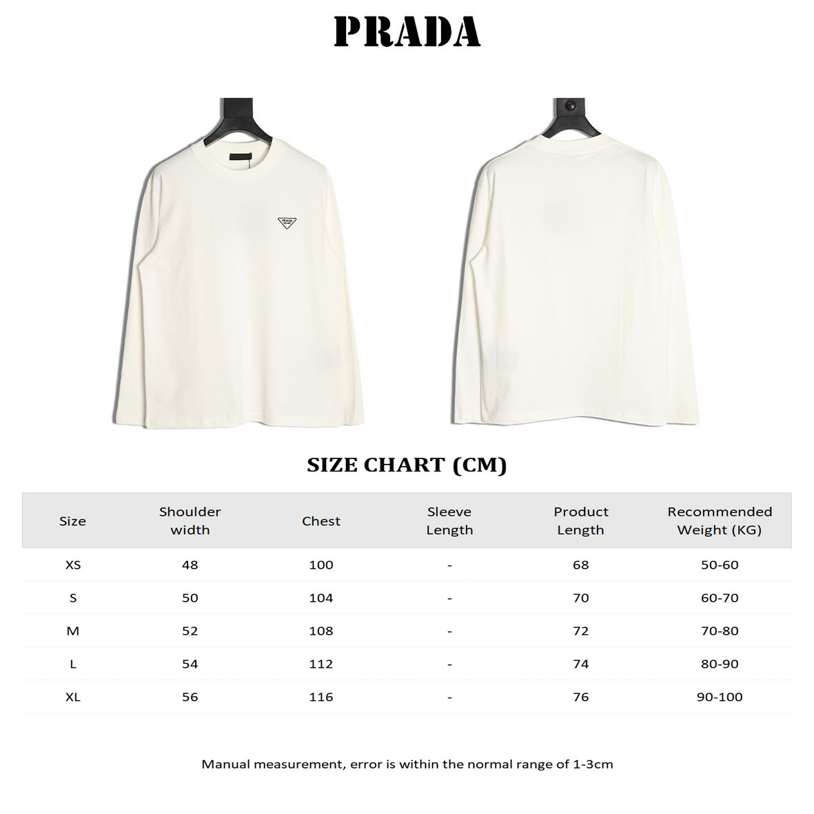 Prada Long-sleeved T-shirt