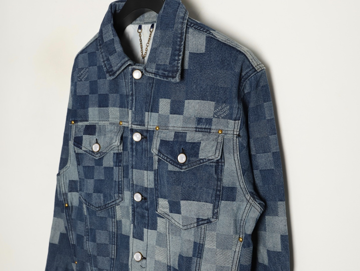 Louis Vuitton LV 25FW Denim Jacket Suit