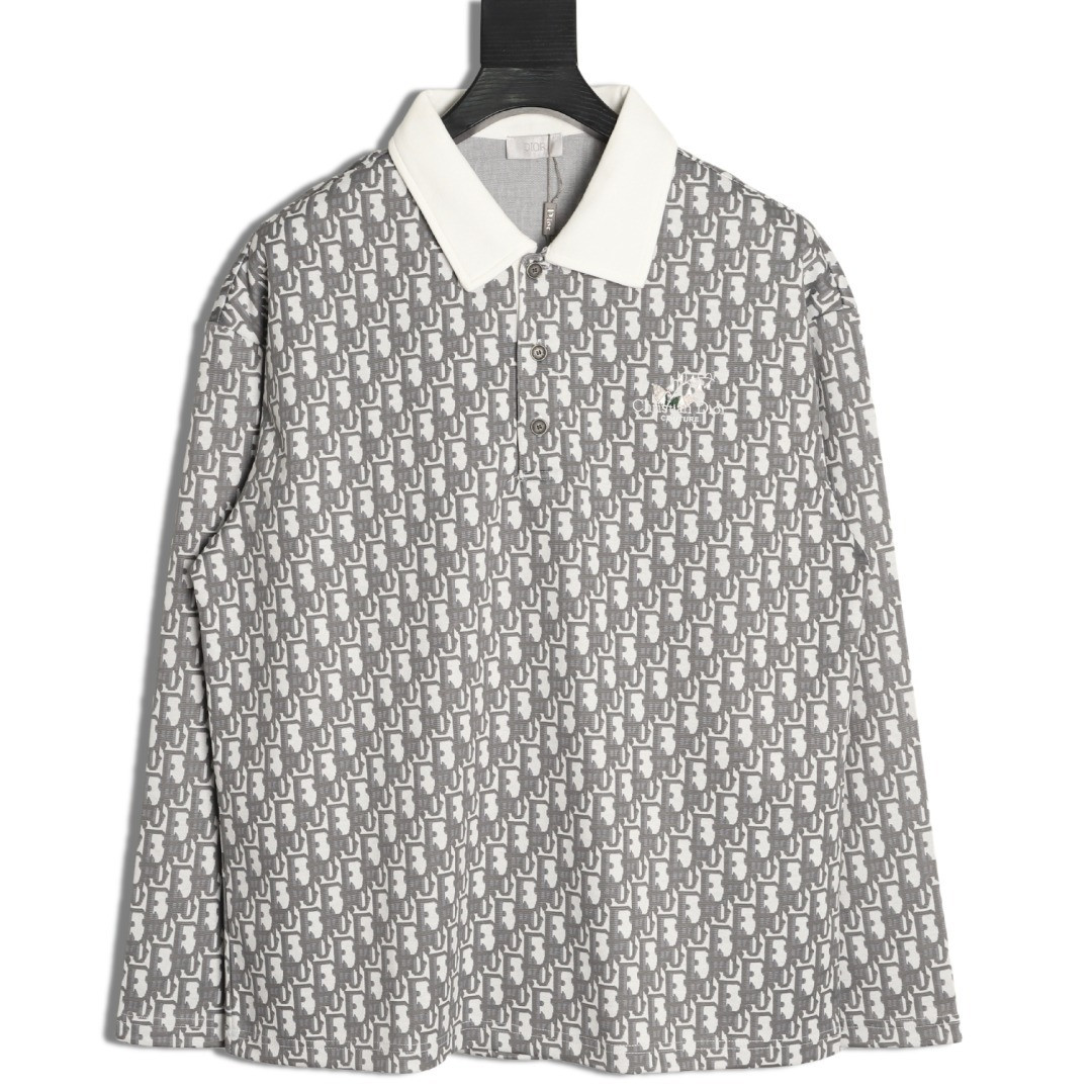 DIOR Long-sleeved Polo Shirt