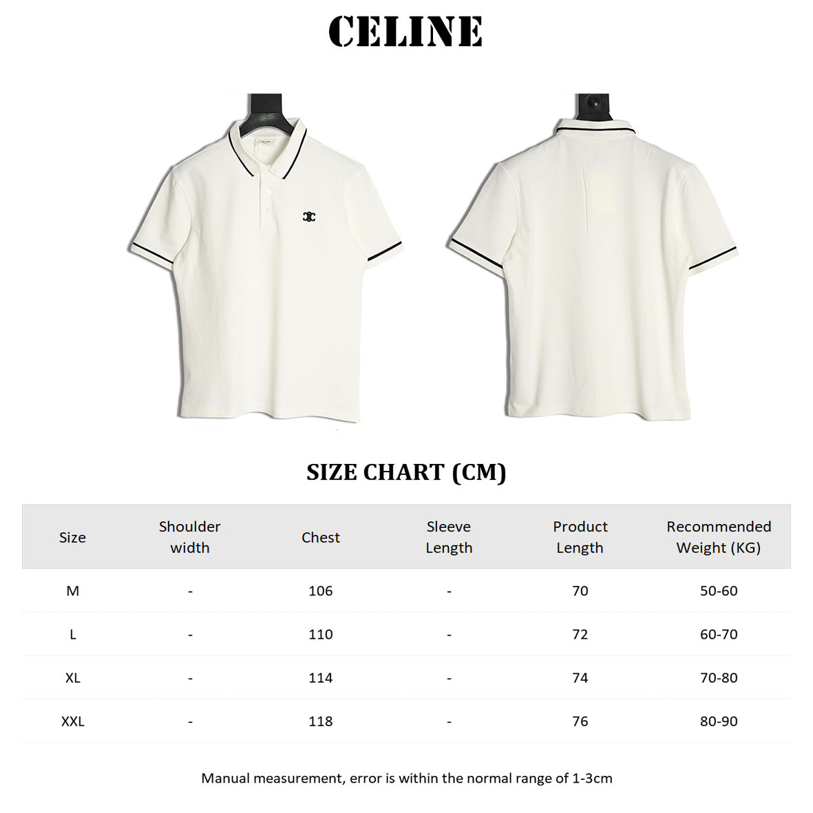 CELINE Short-sleeved Polo shirt