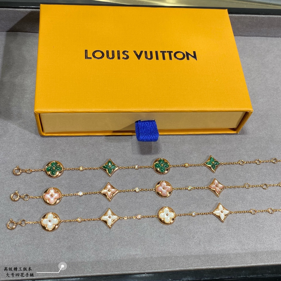 Louis Vuitton Large Four-Flower Bracelet