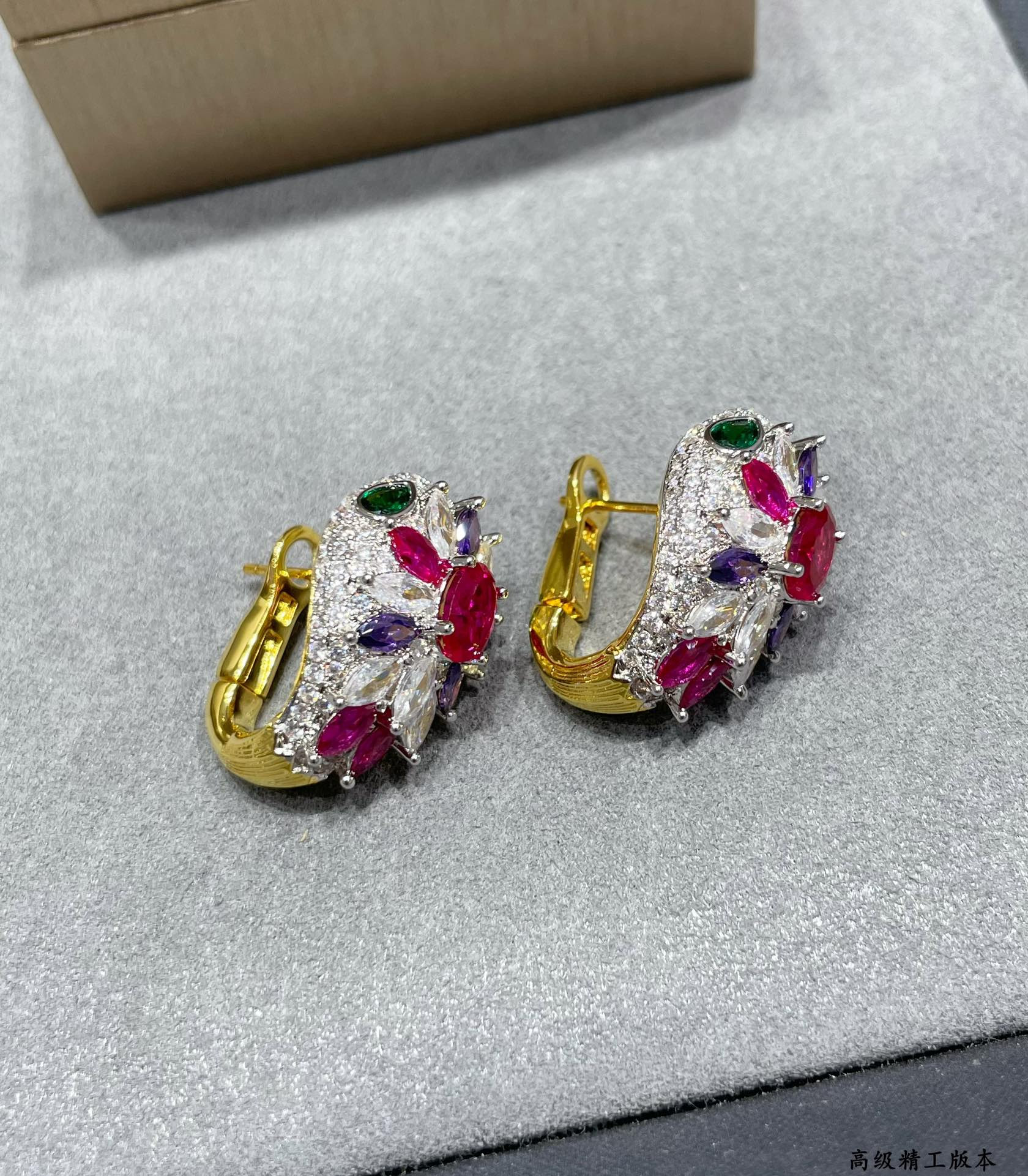 Bvlgari Diamond Princess Snake Earrings