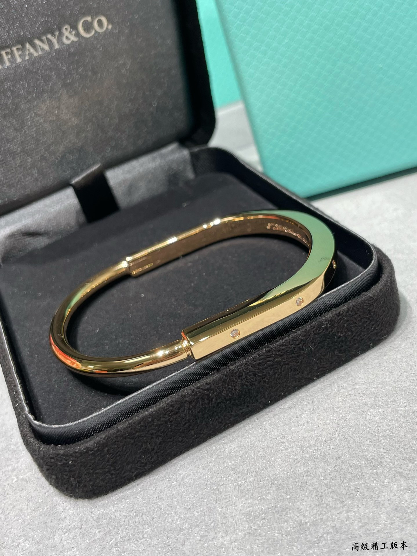 Tiffany & Co. Lock Diamond Alternating Bracelet