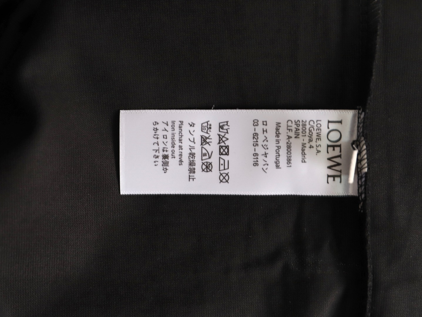 Loewe & on 25Fw Long-sleeved T-shirt