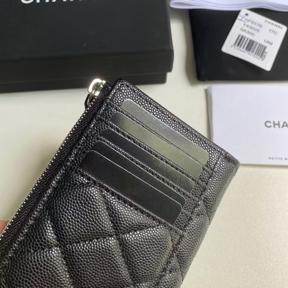 Chanel Classic Zipped Card Holder 8.5 x 13.3 x 2.9cm