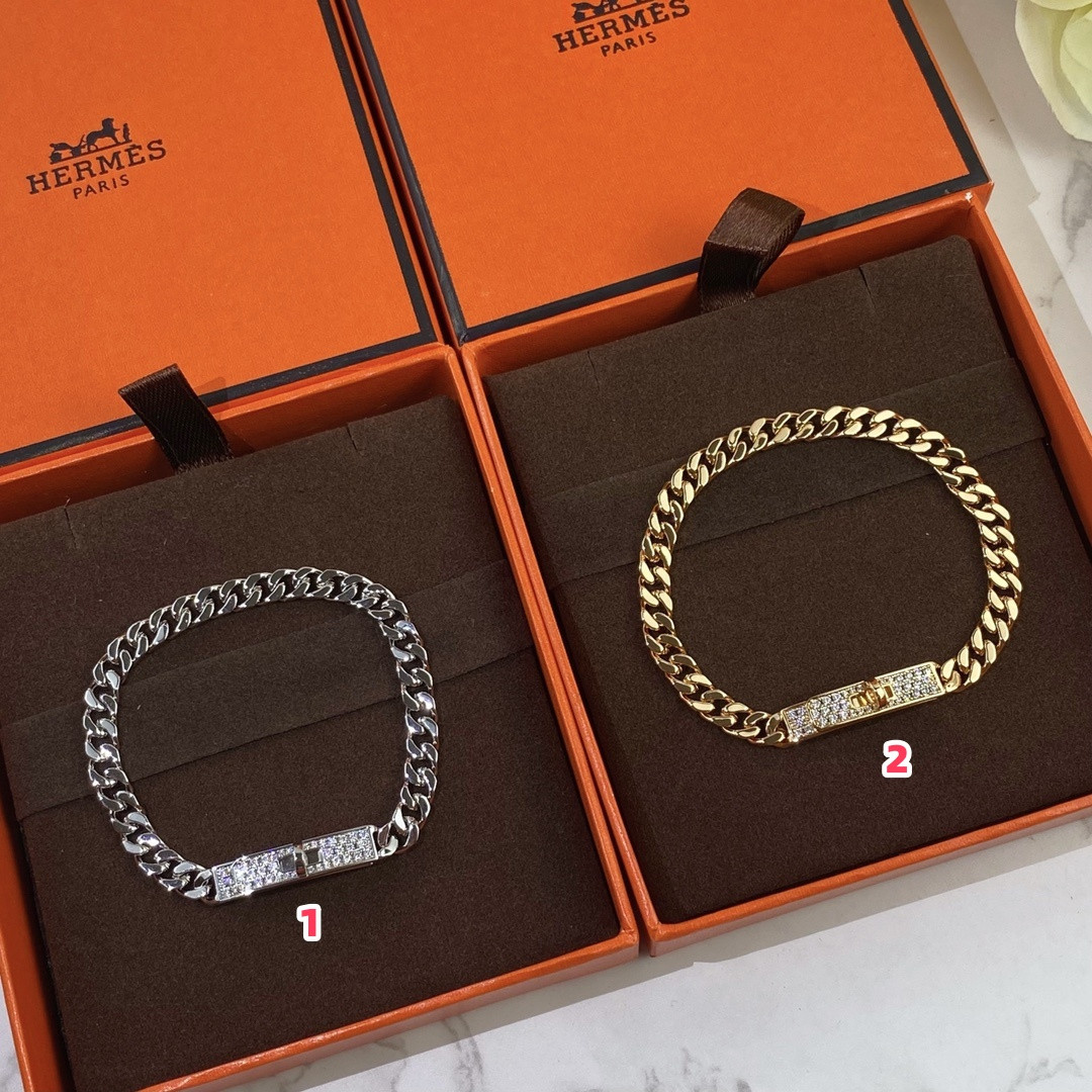 Hermes button Bracelet