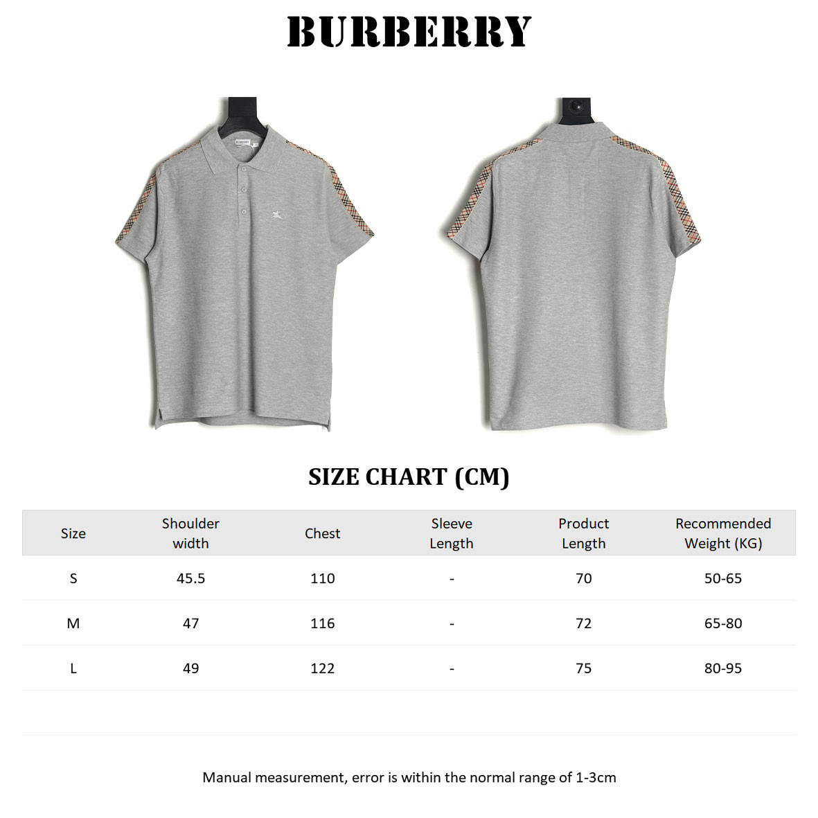 BURBERRY BBR Short-sleeved Polo shirt