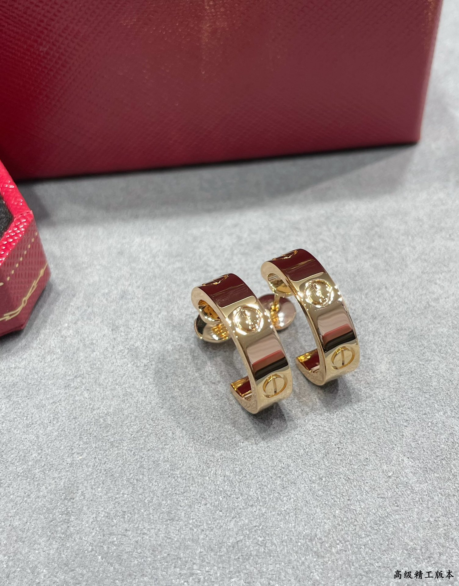 Cartier Wide glossy LOVE Earrings