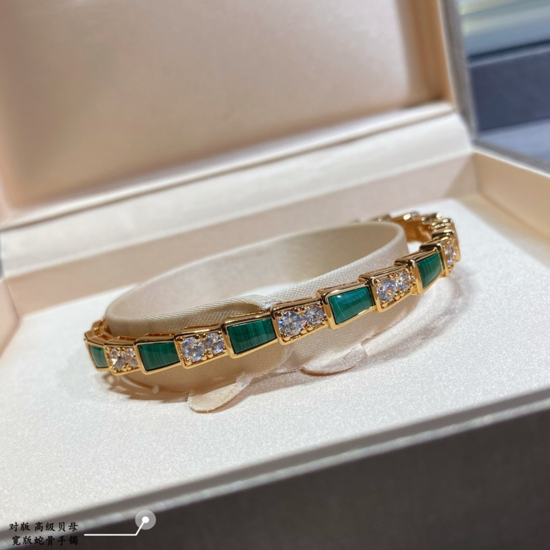 Bvlgari Wide snake bone Bracelet