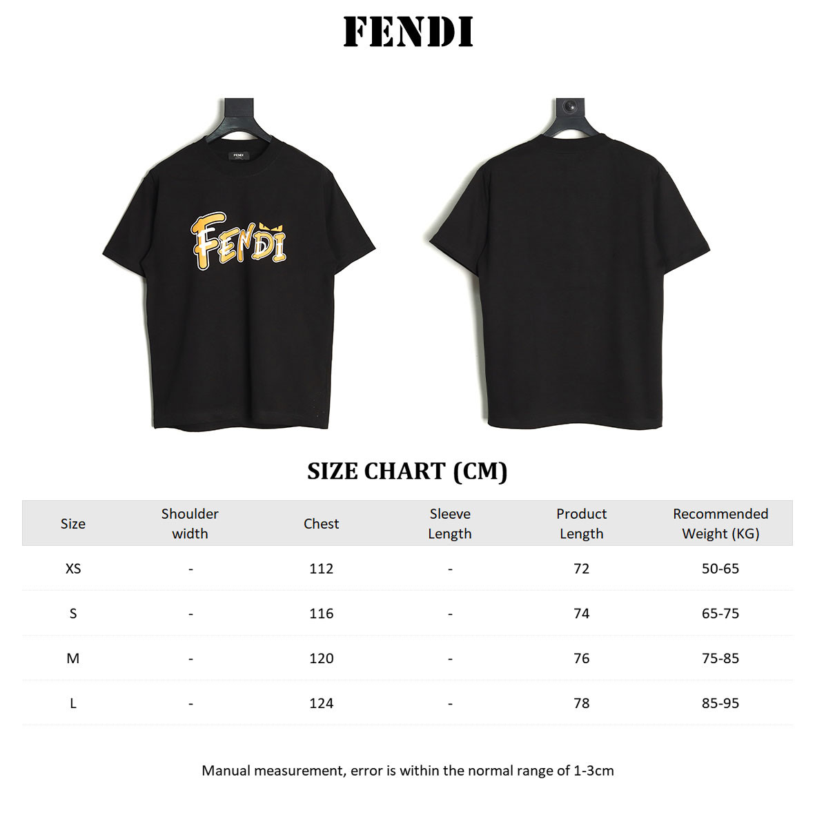 Fendi 25ss Short-sleeved T-shirt