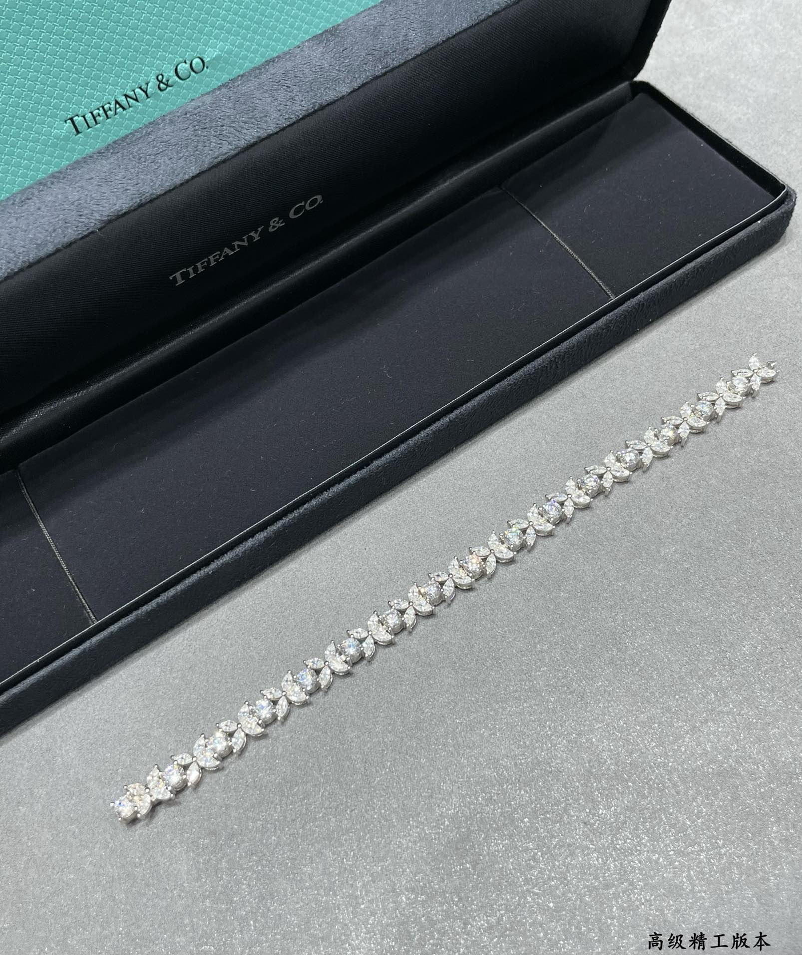 Tiffany & Co. Soleste Marquise Diamond Full Bracelet Ag925