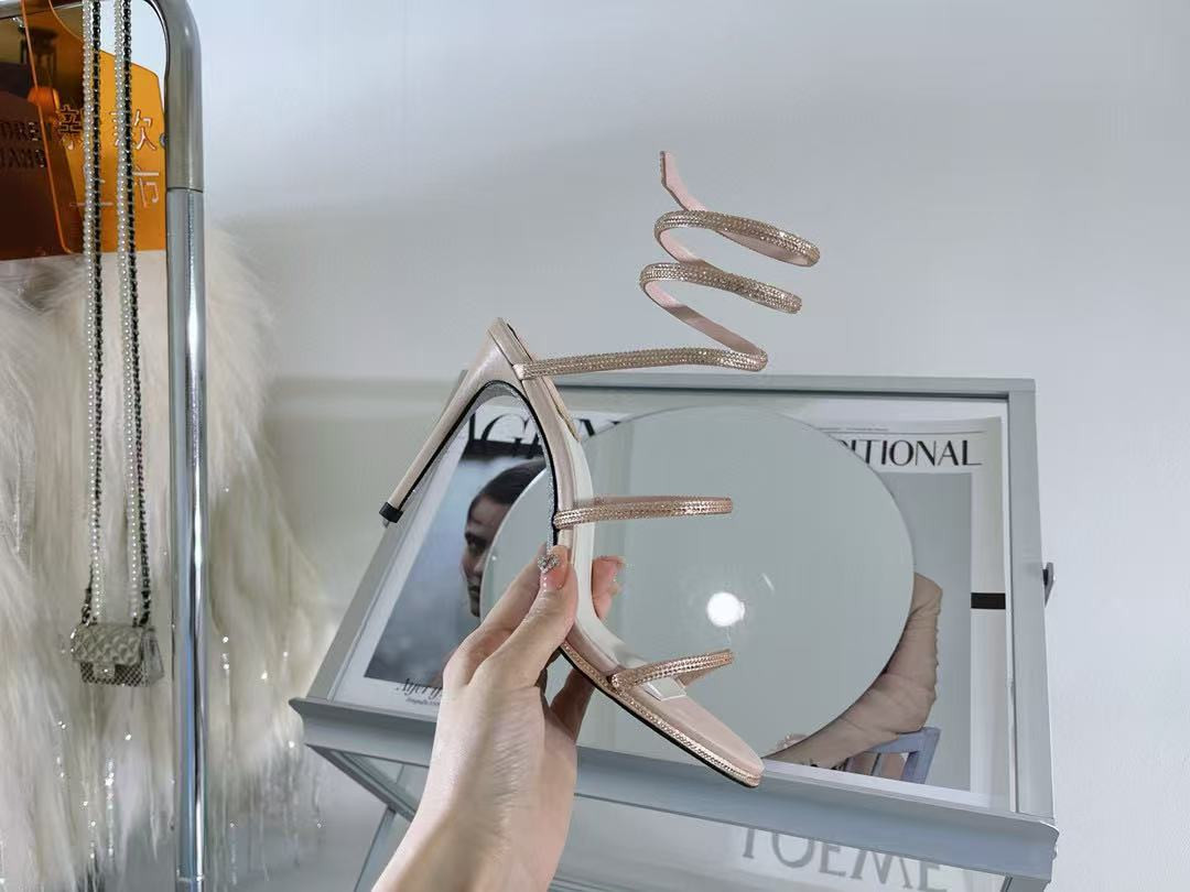 UA RENÉ CAOVILLA Cleo Pumps Sandals 95mm