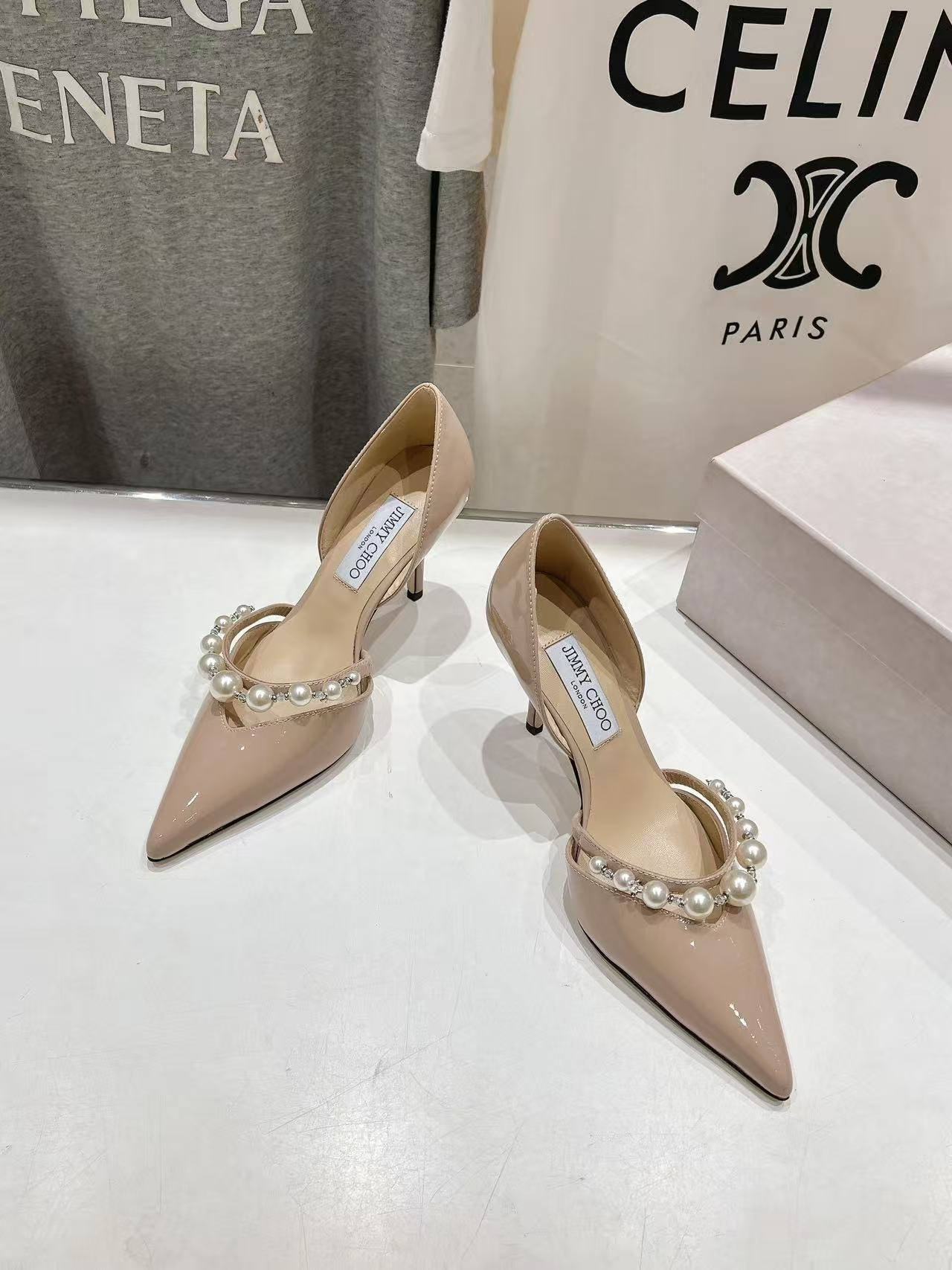 UA Jimmy Choo Aurelie 85 Pumps