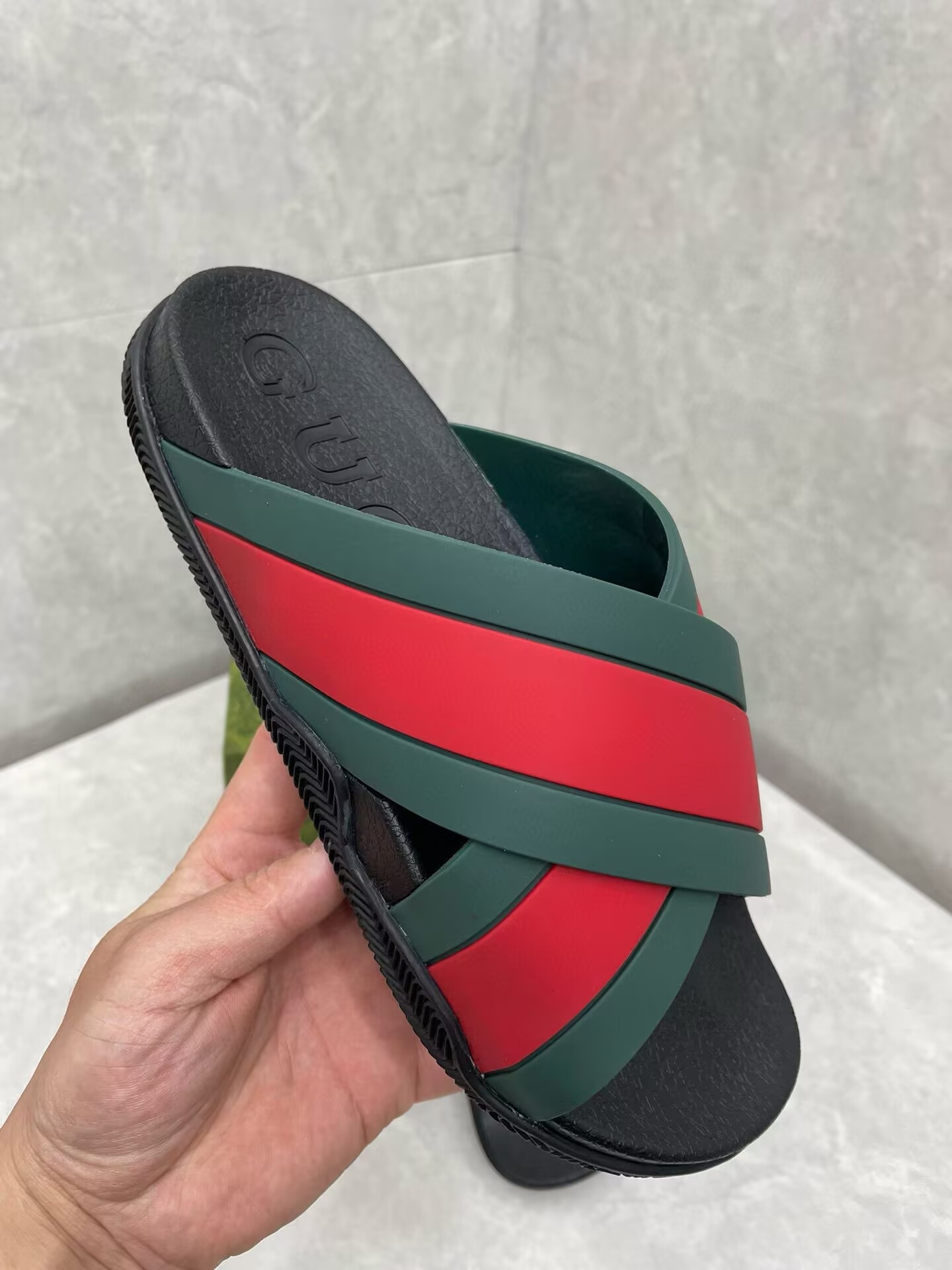 UA Gucci Criss Cross Slide Sandals